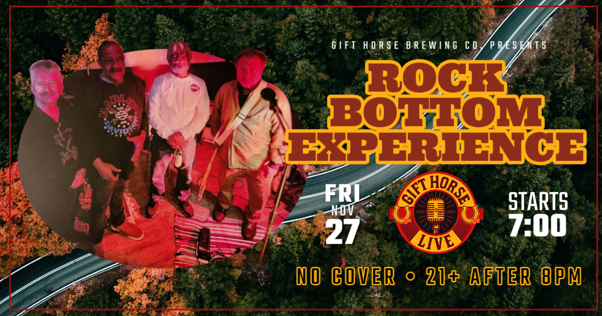 Rock Bottom Experience November 27 7PM